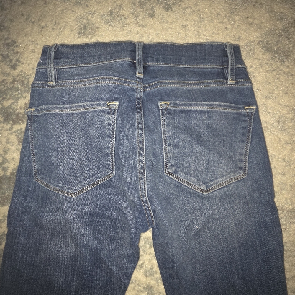 Frame Denim Women's Classic Blue Skinny Jeans 24 - Picture 5 of 7